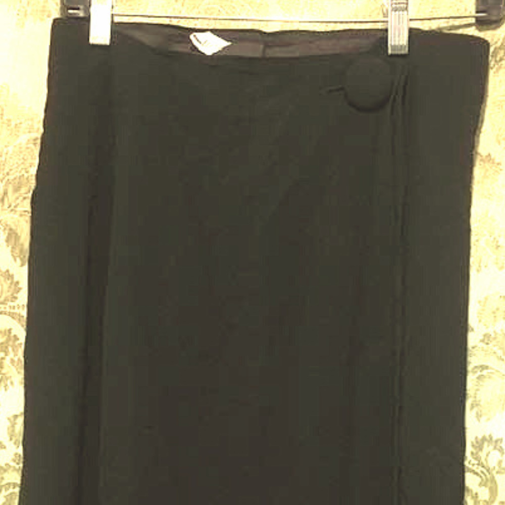 LAST CALL! Vintage Peerless of Boston Black Wrap Skirt, XS
